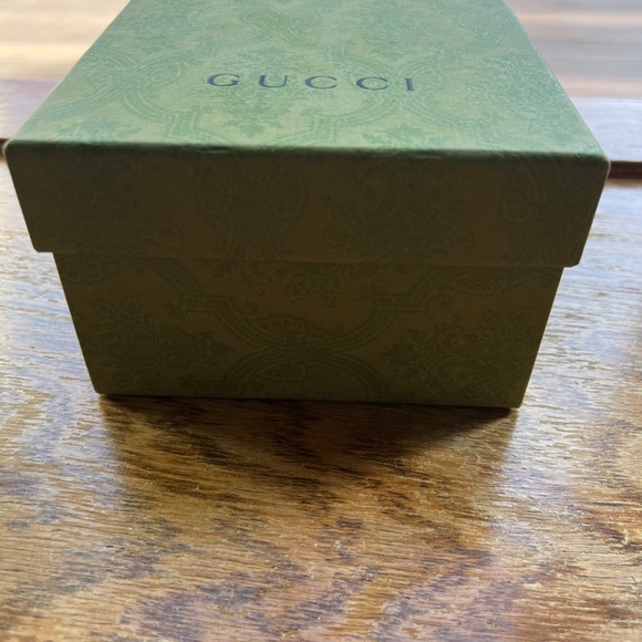 Authentic Gucci Leather Trimmed Logo Canvas AirPod Pro Cade W/Lanyard - Picture 10 of 11